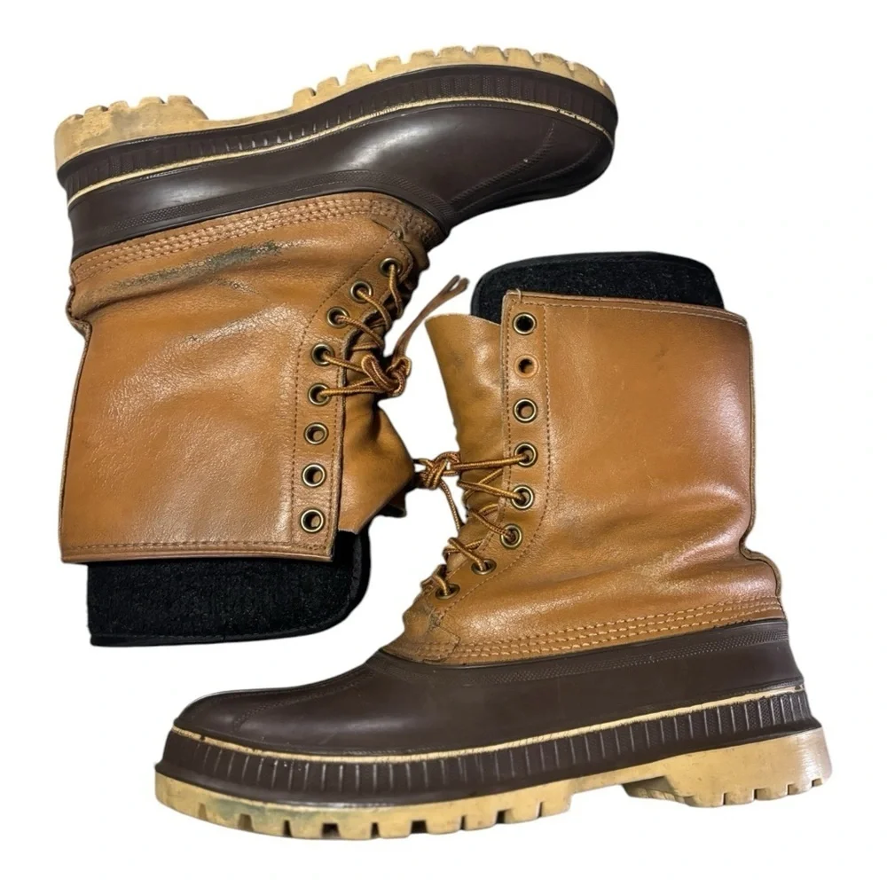 Sorel Men's Vintage Duck Boots Lacrosse Lining size 10 Snowboot Waterproof Boot